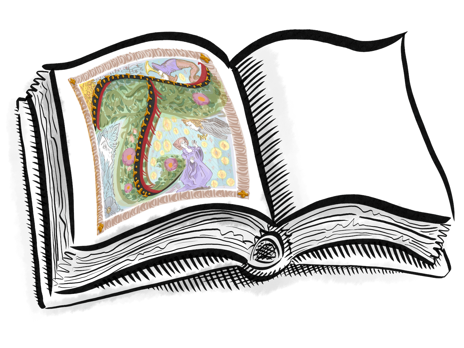A book with tokens inside